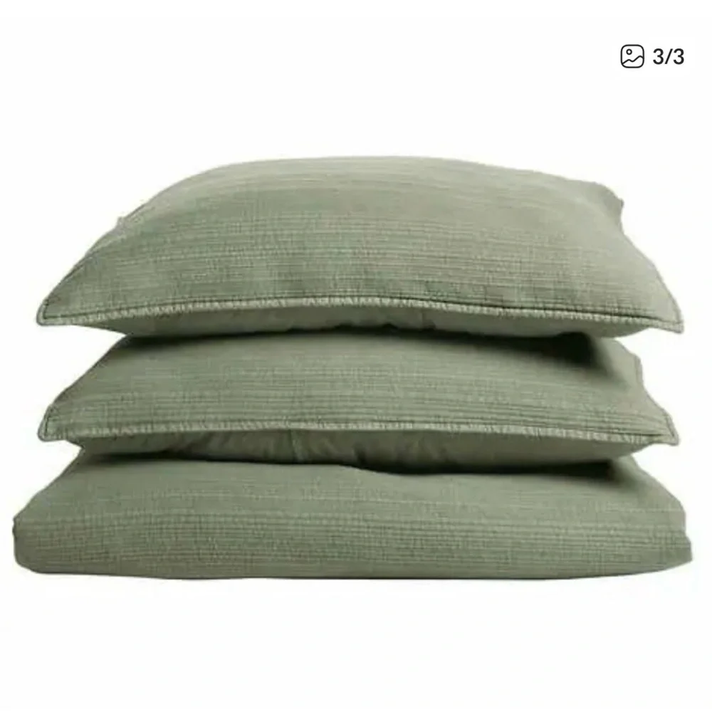 OLIVE GREEN Jennifer Adams — 3-Piece Quilt Set - Picture 3 of 7